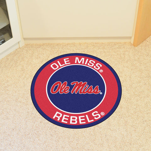 Ole Miss Rebels Roundel Mat 27" diameter 
