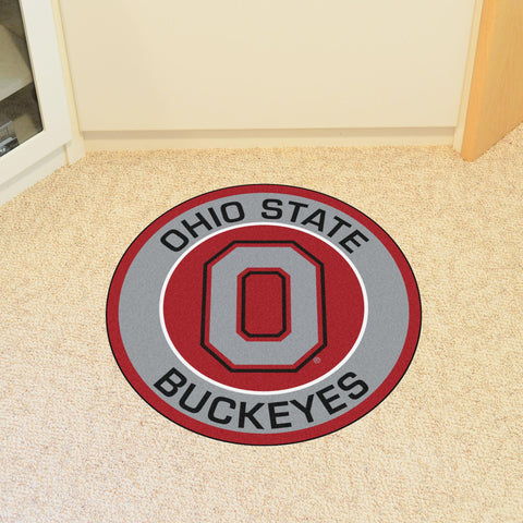 Ohio State Buckeyes Roundel Mat 27" diameter 