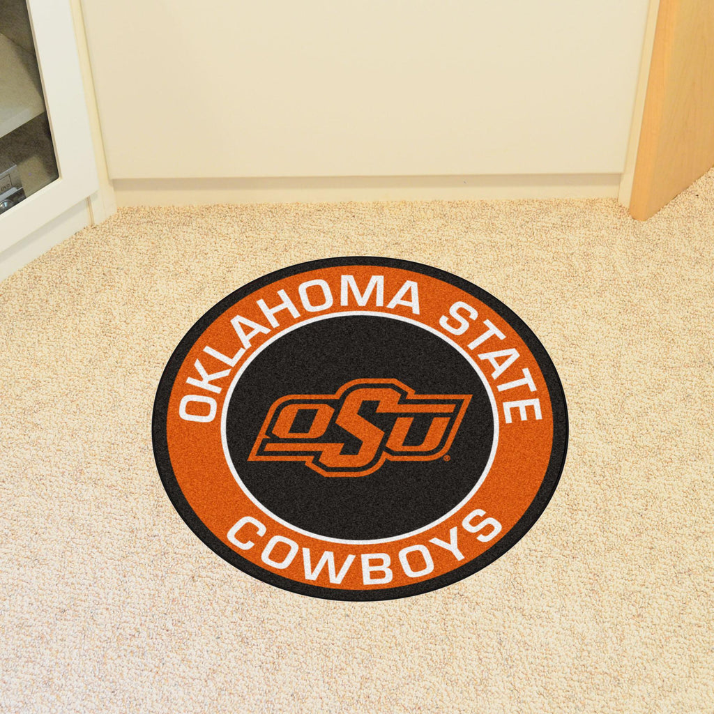 Oklahoma State Cowboys Roundel Mat 27" diameter 