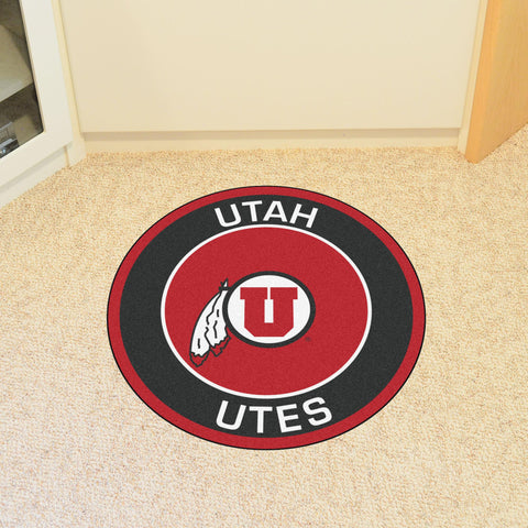 Utah Utes Roundel Mat 27" diameter 