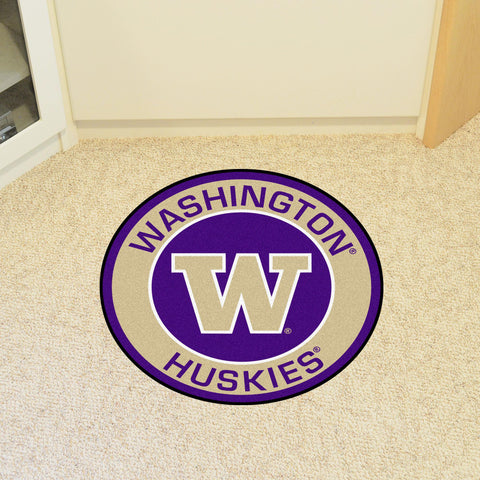 Washington Huskies Roundel Mat 27" diameter 