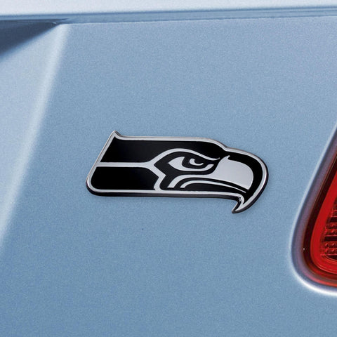 Seattle Seahawks Chrome Emblem 3"x3.2" 