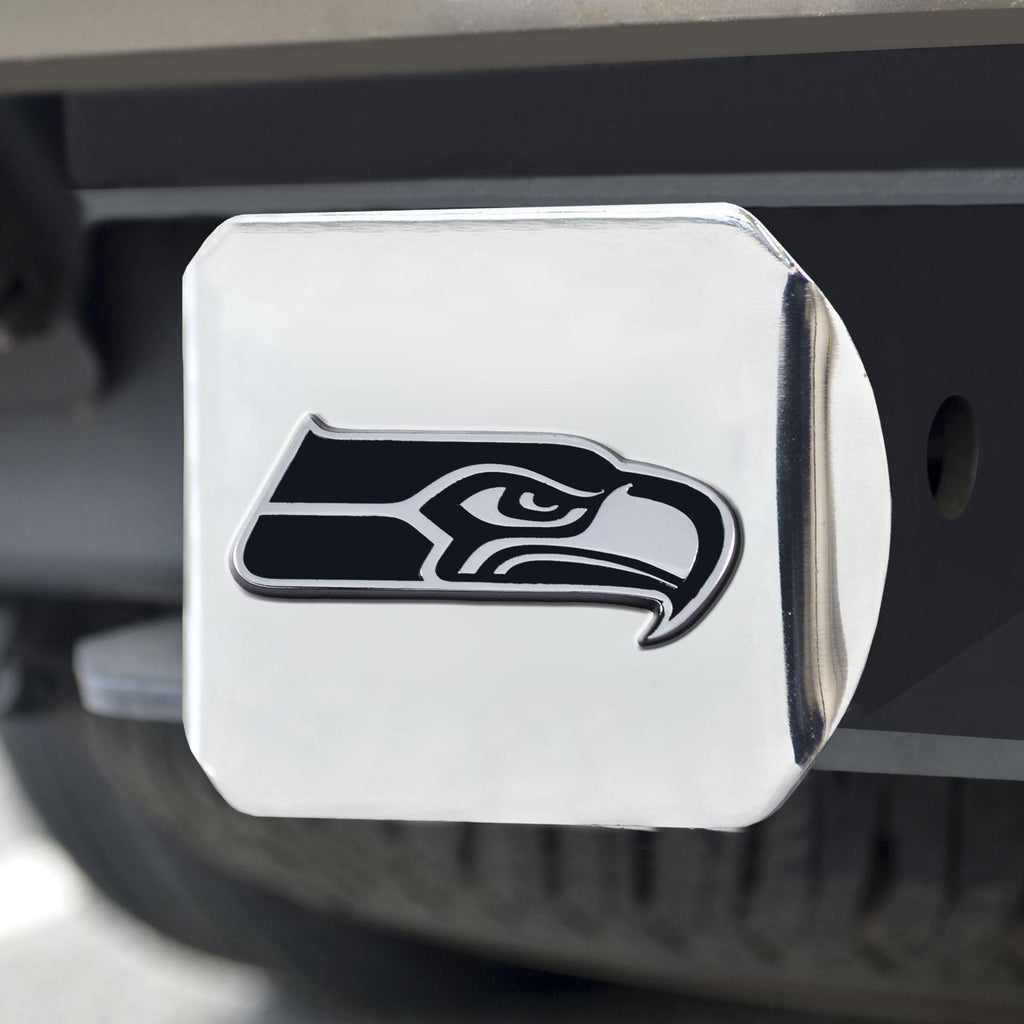 Seattle Seahawks Chrome Hitch Chrome3.4"x4" 