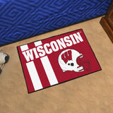 Wisconsin Badgers Uniform Starter Mat 19"x30" 