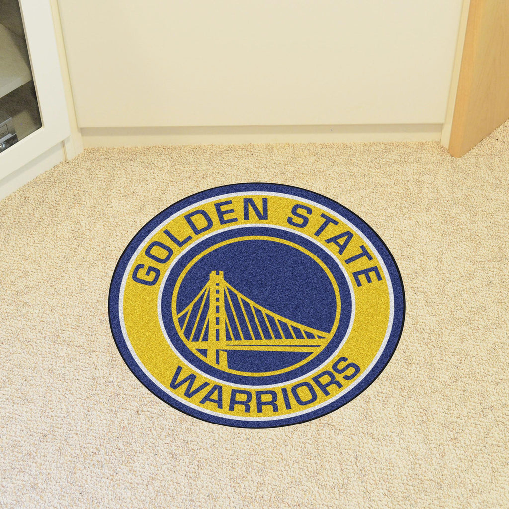 Golden State Warriors Roundel Mat 27" diameter 