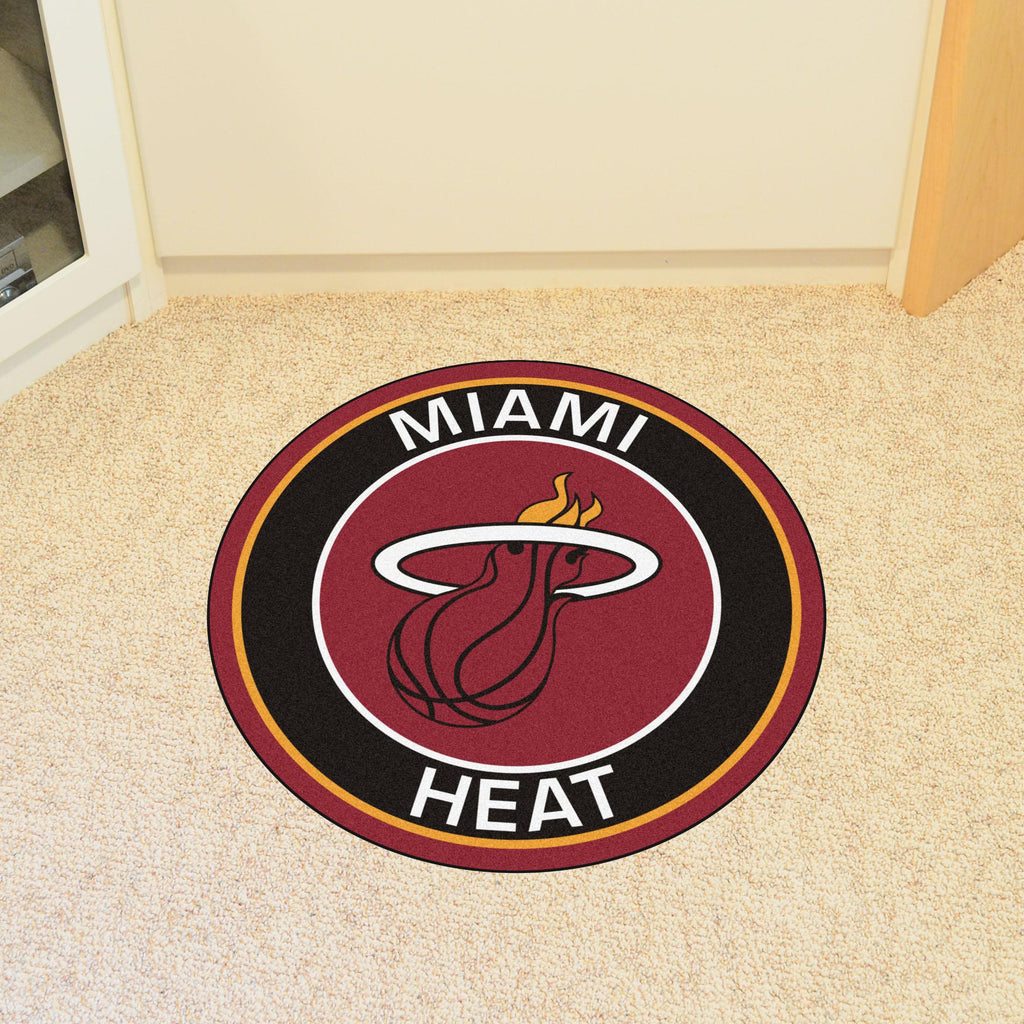 Miami Heat Roundel Mat 27" diameter 