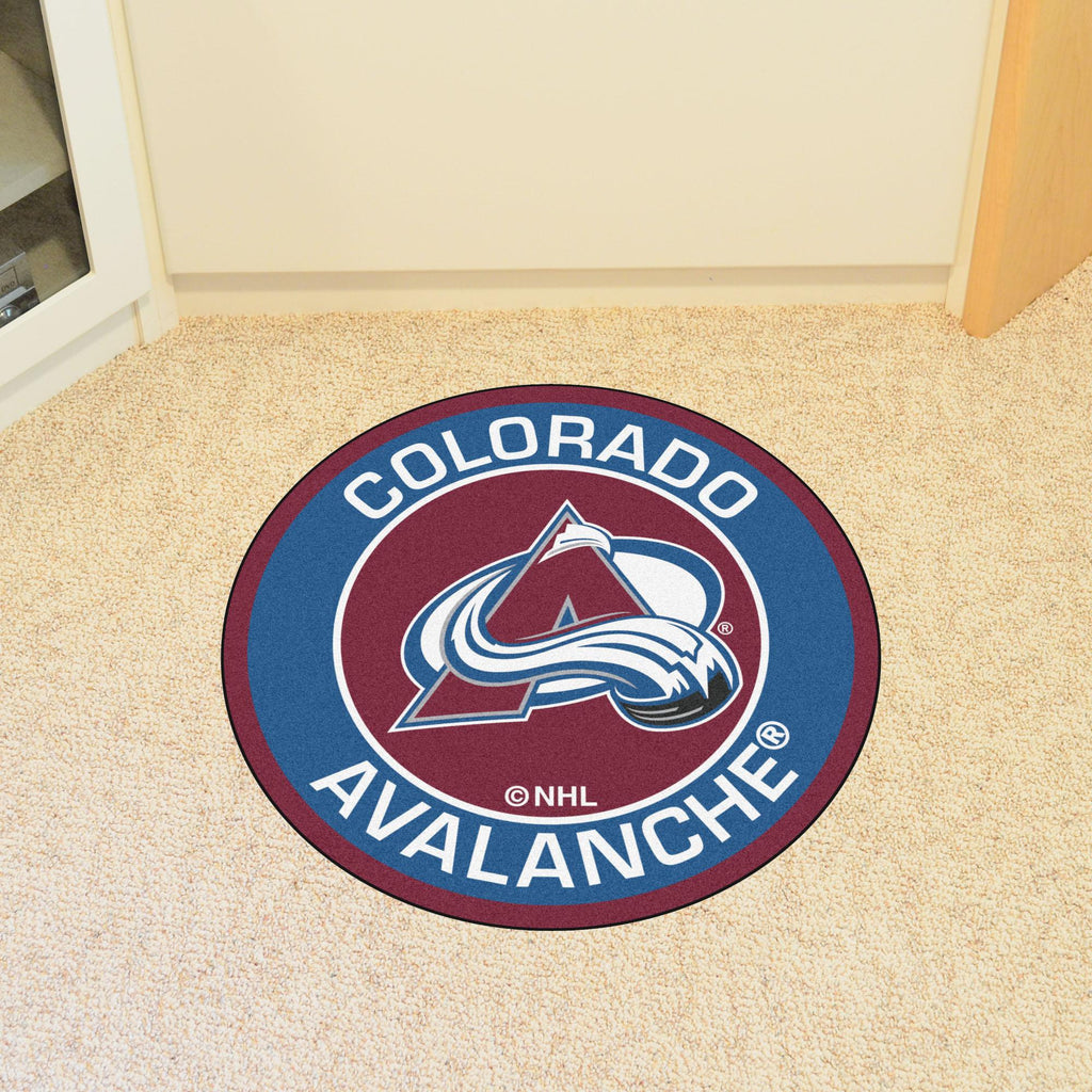 Colorado Avalanche Roundel Mat 27" diameter 