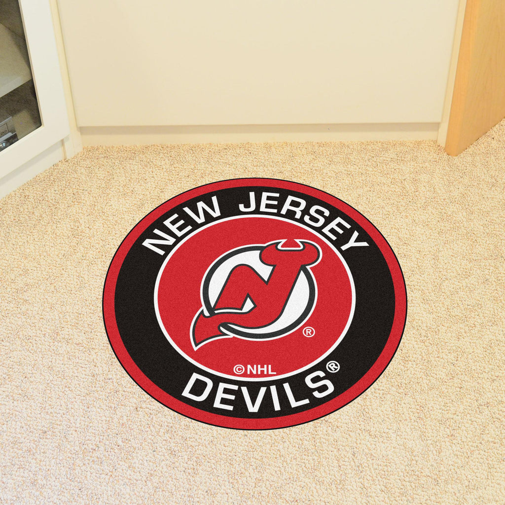 New Jersey Devils Roundel Mat 27" diameter 