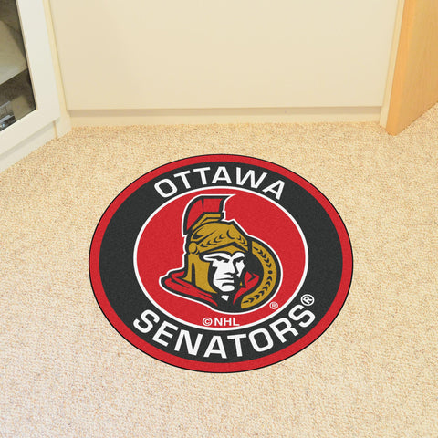 Ottawa Senators Roundel Mat 27" diameter 