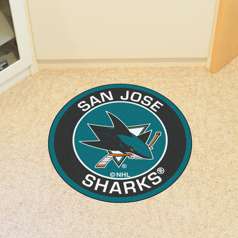San Jose Sharks Roundel Mat 27" diameter 