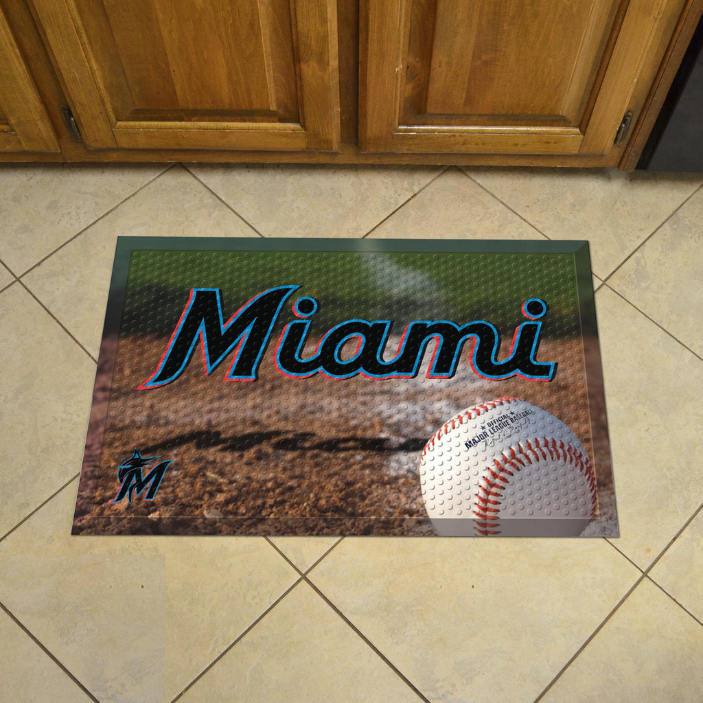 Miami Marlins Scraper Mat 19"x30"