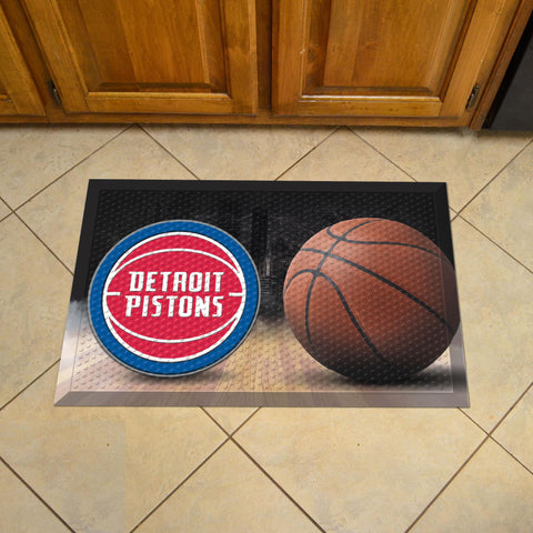 Detroit Pistons Scraper Mat 19"x30" 