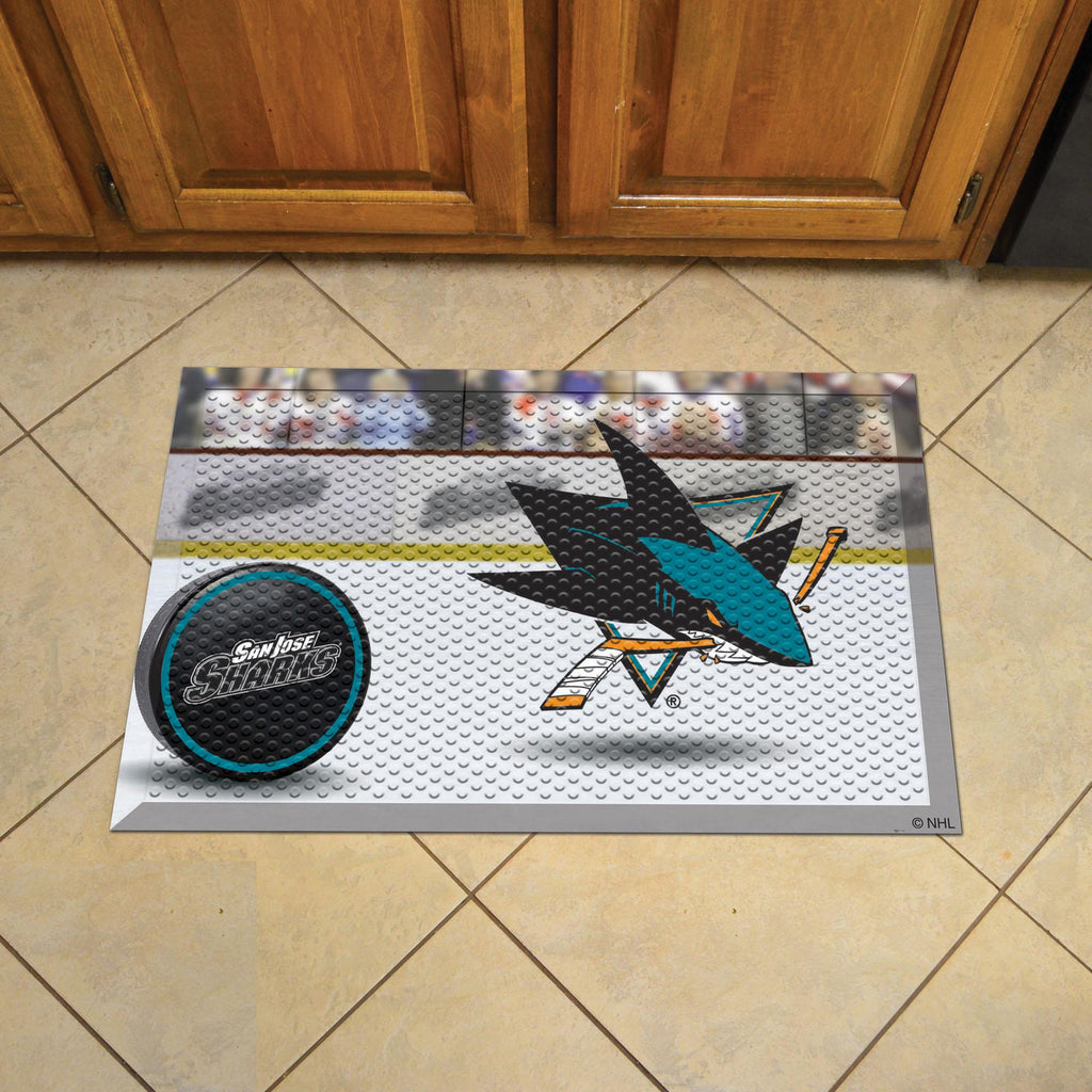 San Jose Sharks Scraper Mat 19"x30"