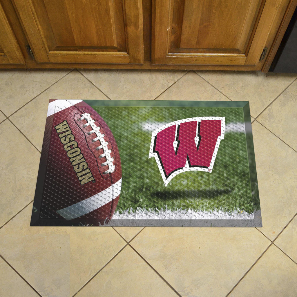 Wisconsin Badgers Scraper Mat 19"x30"