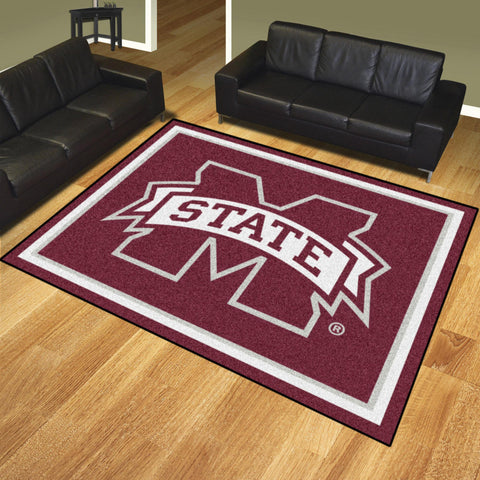 Mississippi State Bulldogs 8x10 Rug 87"x117" 