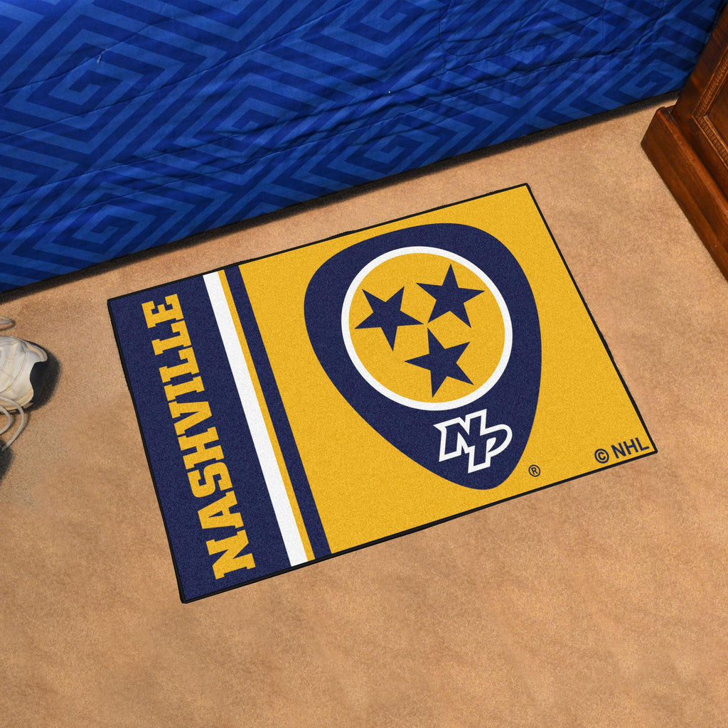 Nashville Predators Uniform Starter Mat 19"x30" 