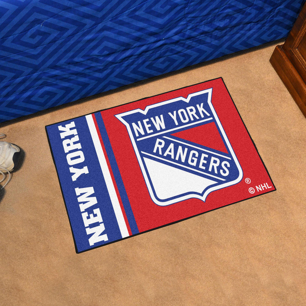 New York Rangers Uniform Starter Mat 19"x30" 