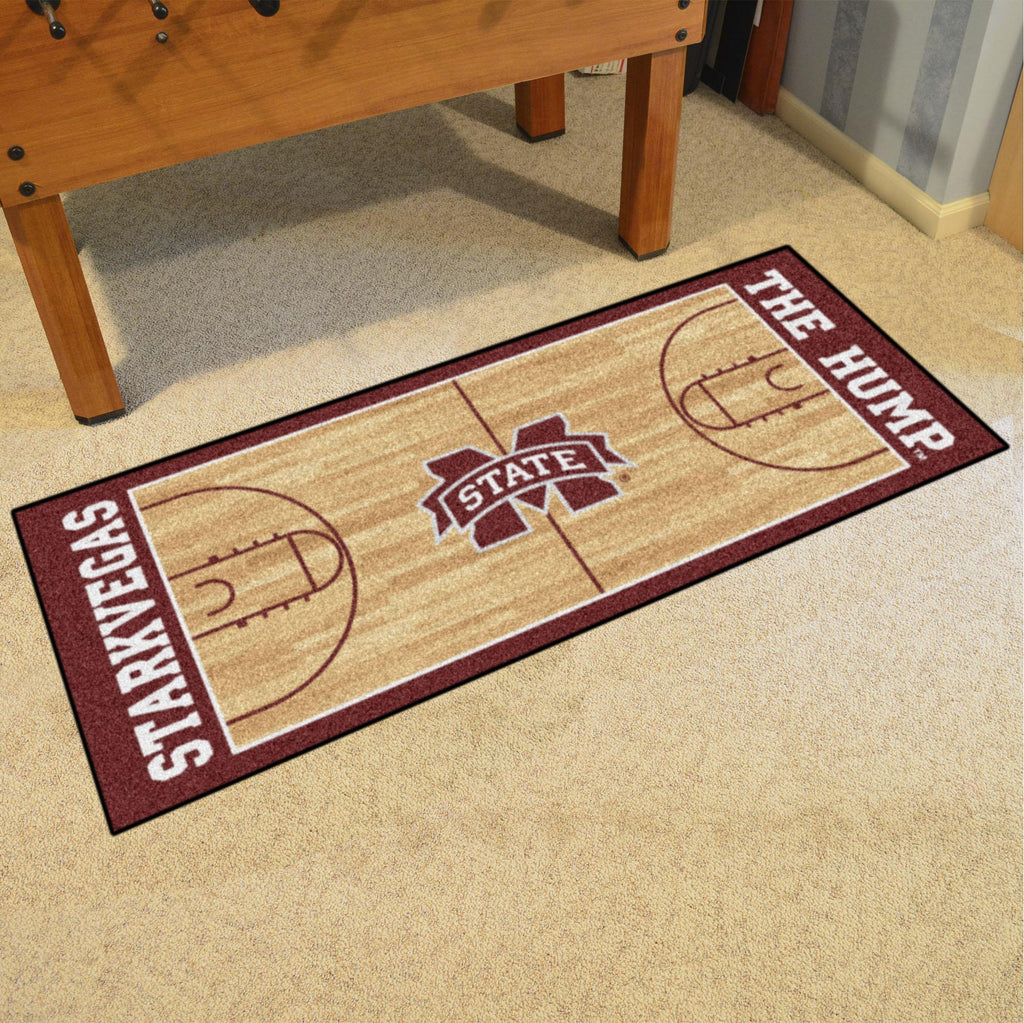 Mississippi State Bulldogs NCAA Basketball Runner 30"x72" 