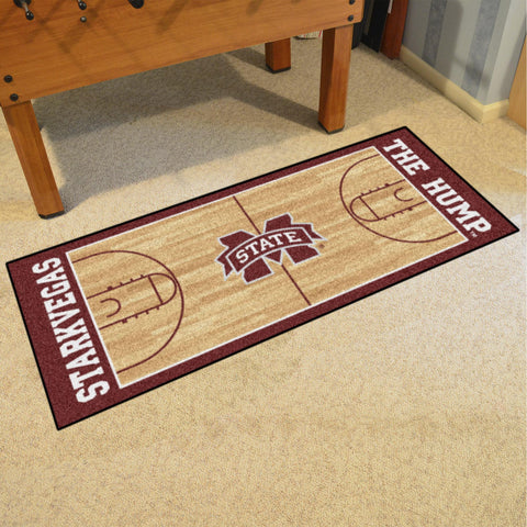 Mississippi State Bulldogs NCAA Basketball Runner 30"x72" 