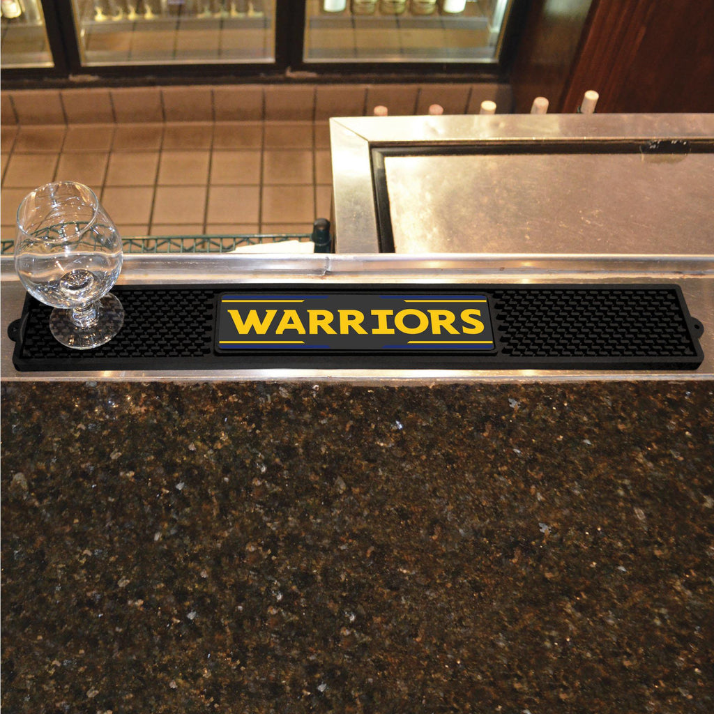 Golden State Warriors Drink Mat 3.25"x24" 