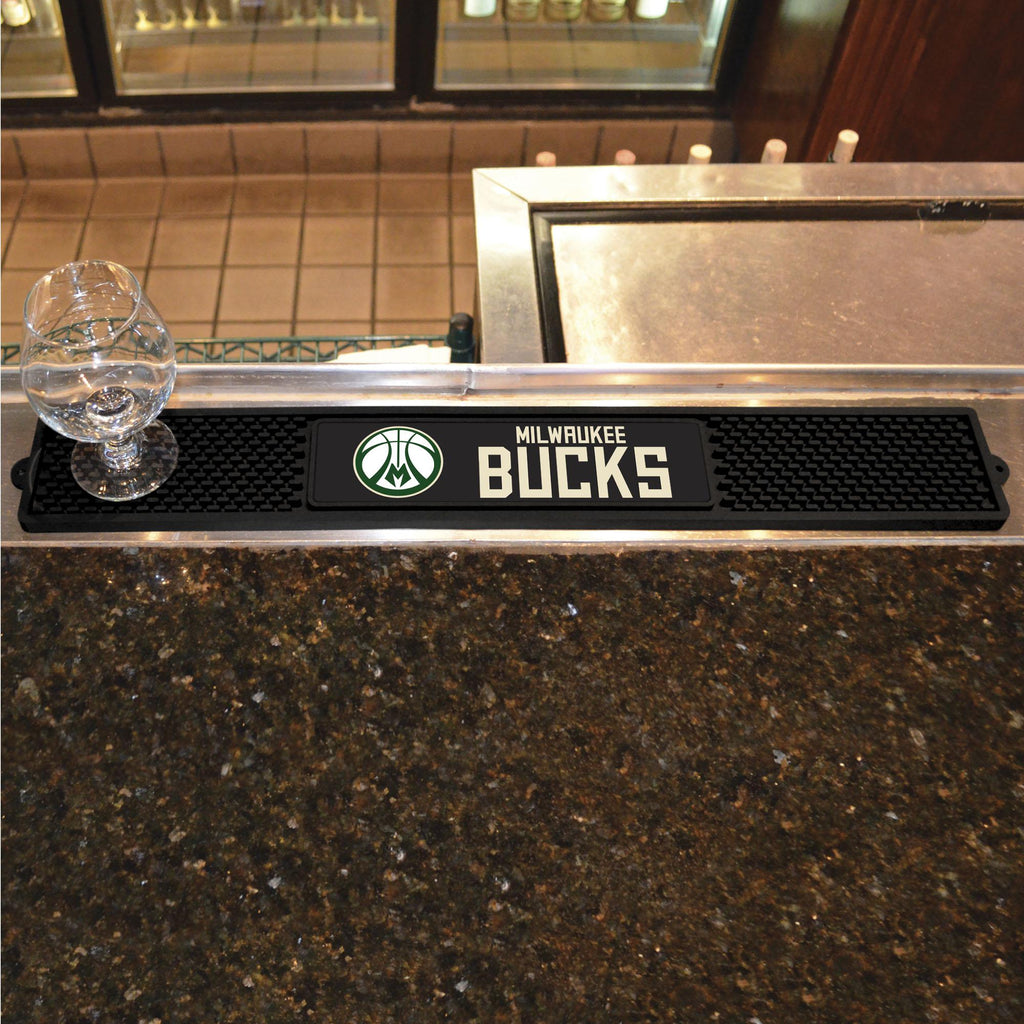 Milwaukee Bucks Drink Mat 3.25"x24" 