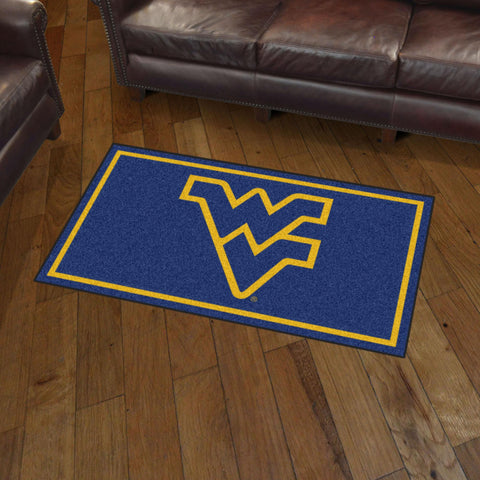 West Virginia Mountaineers 3x5 Rug 36"x 60" 