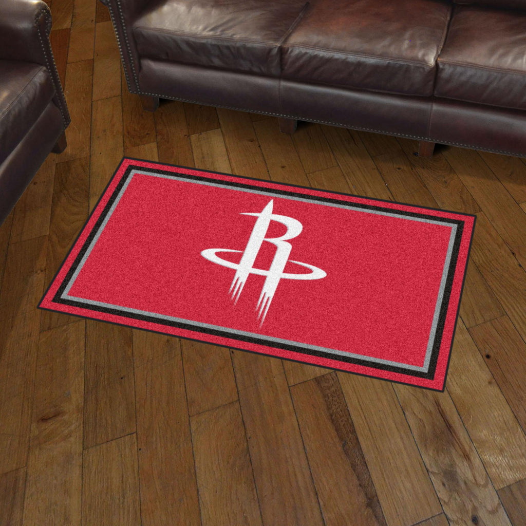 Houston Rockets 3x5 Rug 36"x 60" 