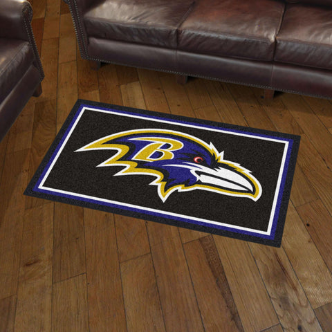 Baltimore Ravens 3x5 Rug 36"x 60" 