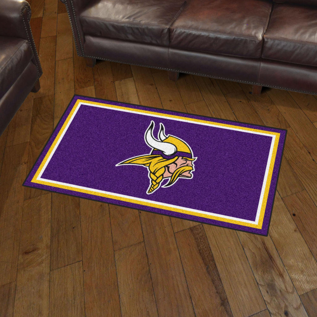 Minnesota Vikings 3x5 Rug 36"x 60" 