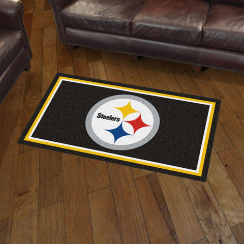Pittsburgh Steelers 3x5 Rug 36"x 60" 