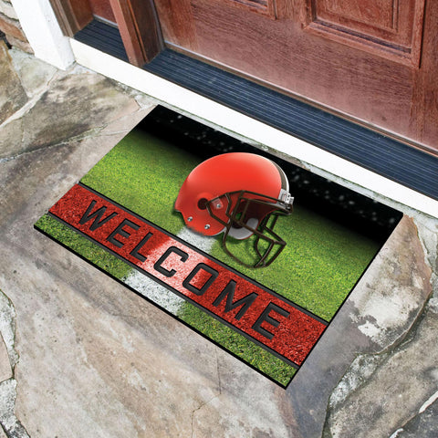 Cleveland Browns Crumb Rubber Door Mat 18"x30" 