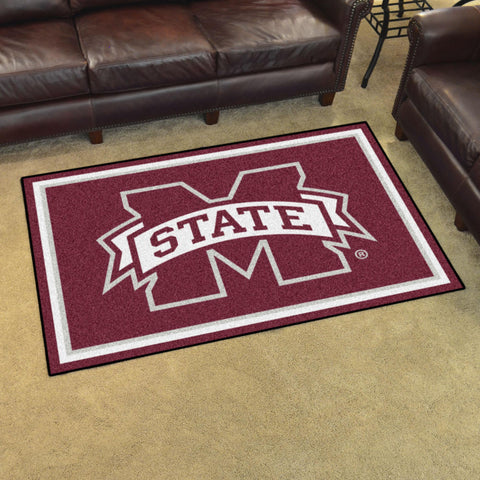 Mississippi State Bulldogs 5x8 Rug 59.5"x88" 