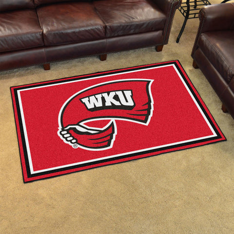 Western Kentucky Hilltoppers 4x6 Rug 44"x71" 