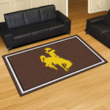 Wyoming Cowboys 5x8 Rug 59.5"x88" 