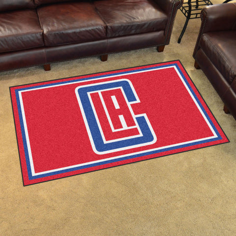 Los Angeles Clippers 4x6 Rug 44"x71" 