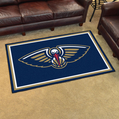 New Orleans Pelicans 4x6 Rug 44"x71" 