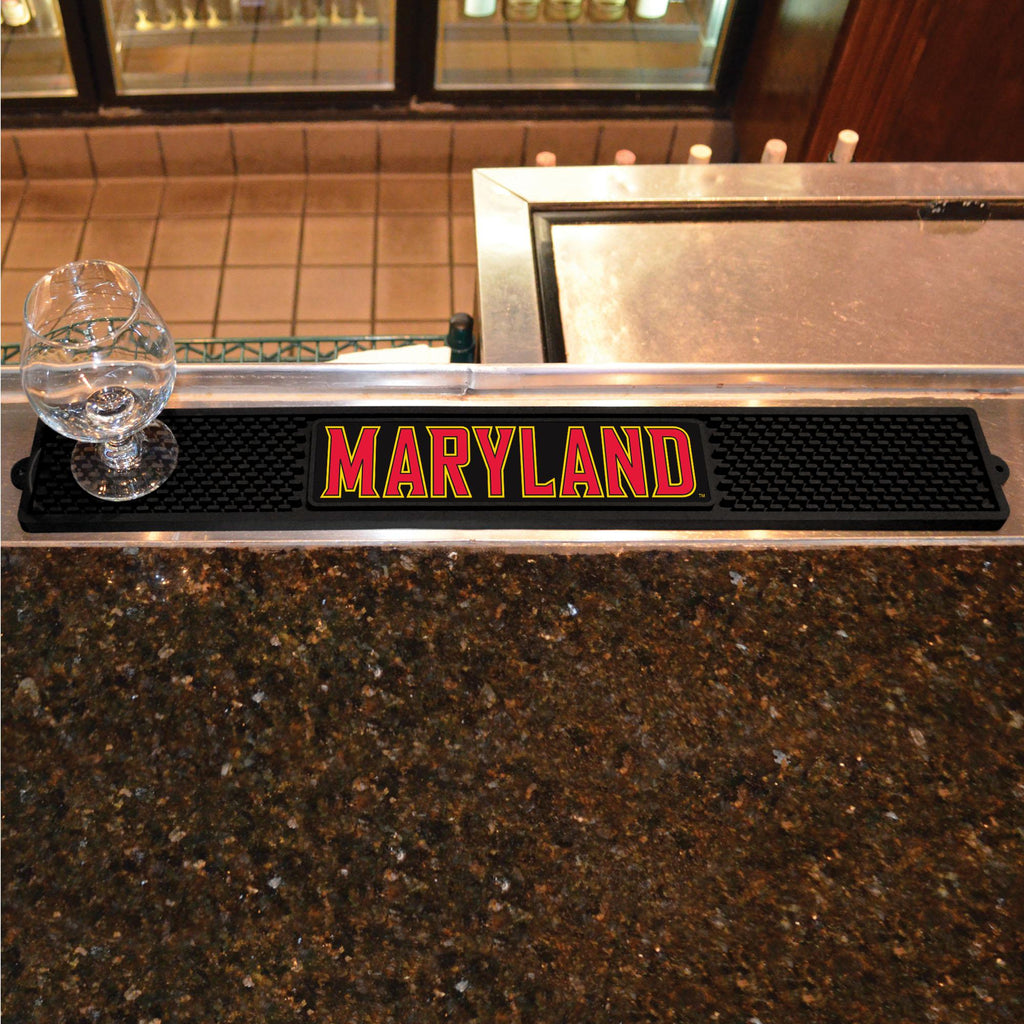 Maryland Terrapins Drink Mat 3.25"x24" 