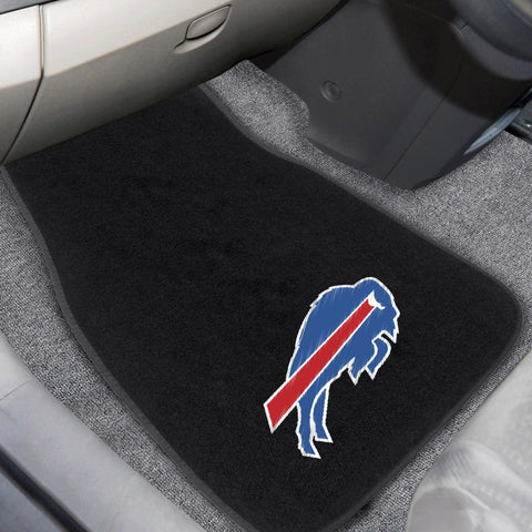 Buffalo Bills 2 pc Embroidered Car Mat Set 17"x25.5" 