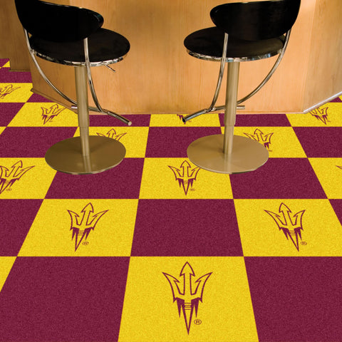 Arizona State Sun Devils Team Carpet Tiles 18"x18" tiles 