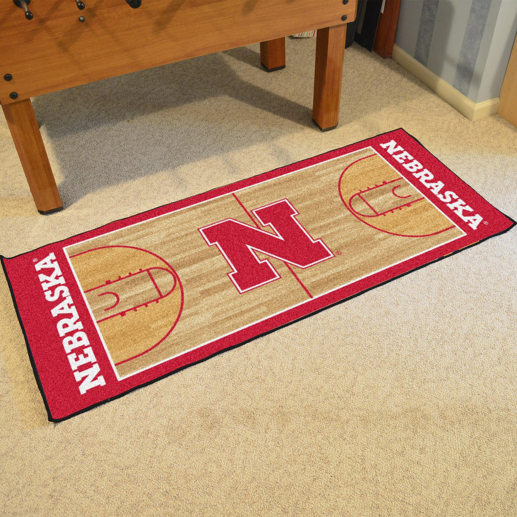 Nebraska Cornhuskers NCAA Basketball Runner 30"x72" 