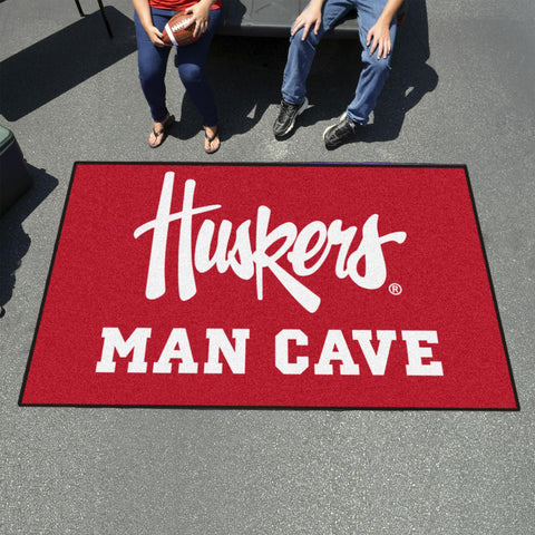 Nebraska Cornhuskers Man Cave UltiMat 59.5"x94.5" 