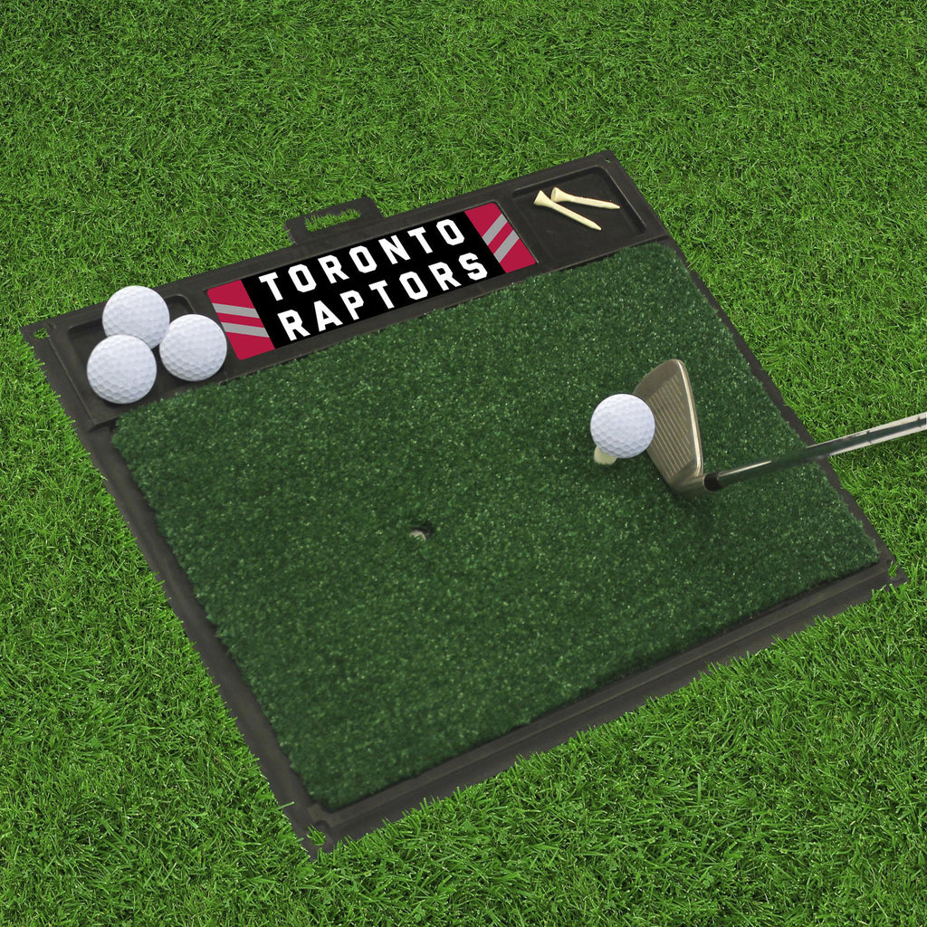 Toronto Raptors Golf Hitting Mat 20" x 17" 