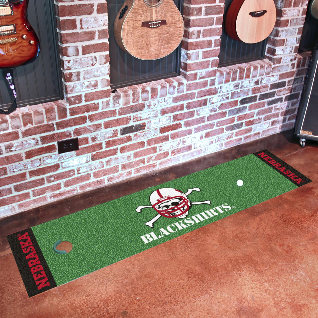 Nebraska Cornhuskers Putting Green Mat 18"x72" 