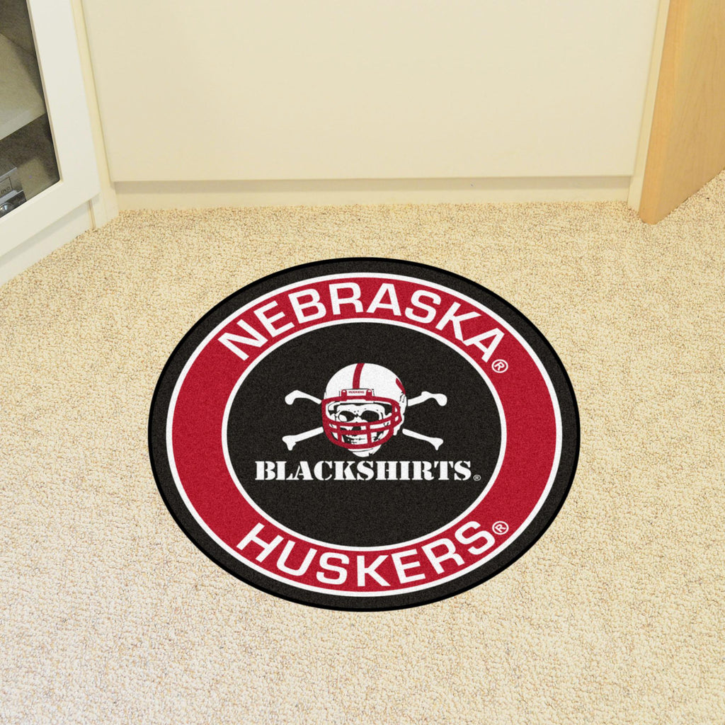 Nebraska Cornhuskers Roundel Mat 27" diameter 