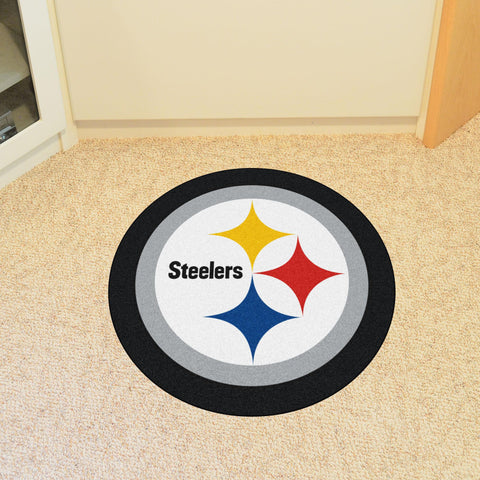 Pittsburgh Steelers Mascot Mat 36" x 36" 