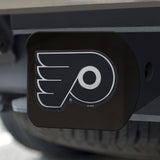 Philadelphia Flyers Hitch Cover Chrome on Black 3.4"x4" 