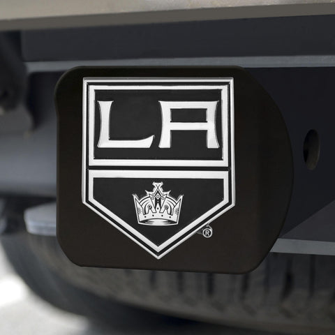 Los Angeles Kings Hitch Cover Chrome on Black 3.4"x4" 