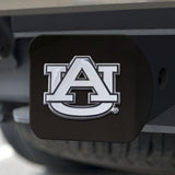Auburn Tigers Hitch Cover Chrome on Black 3.4"x4" 