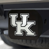 Kentucky Wildcats Hitch Cover Chrome on Black 3.4"x4" 