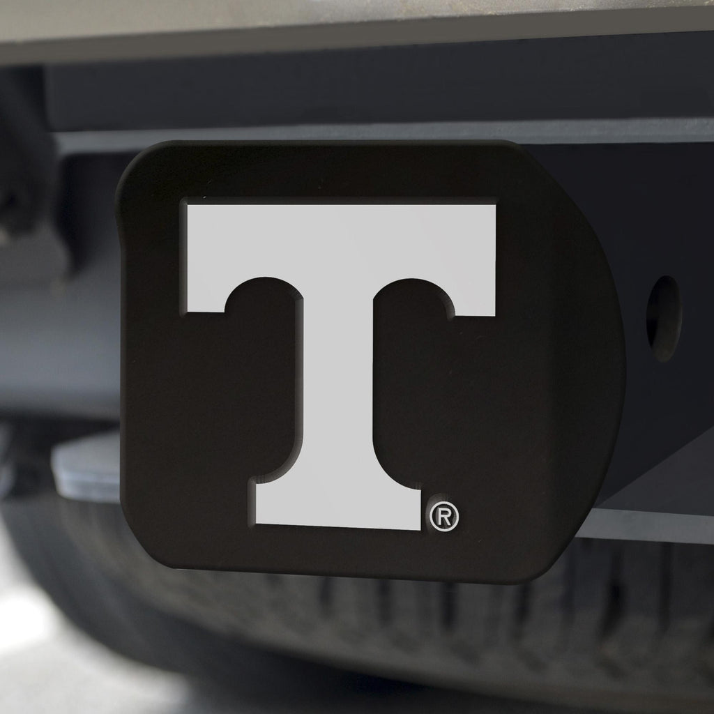 Tennessee Volunteers Hitch Cover Chrome on Black 3.4"x4" 